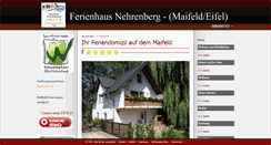 Desktop Screenshot of ferienhaus-nehrenberg.de